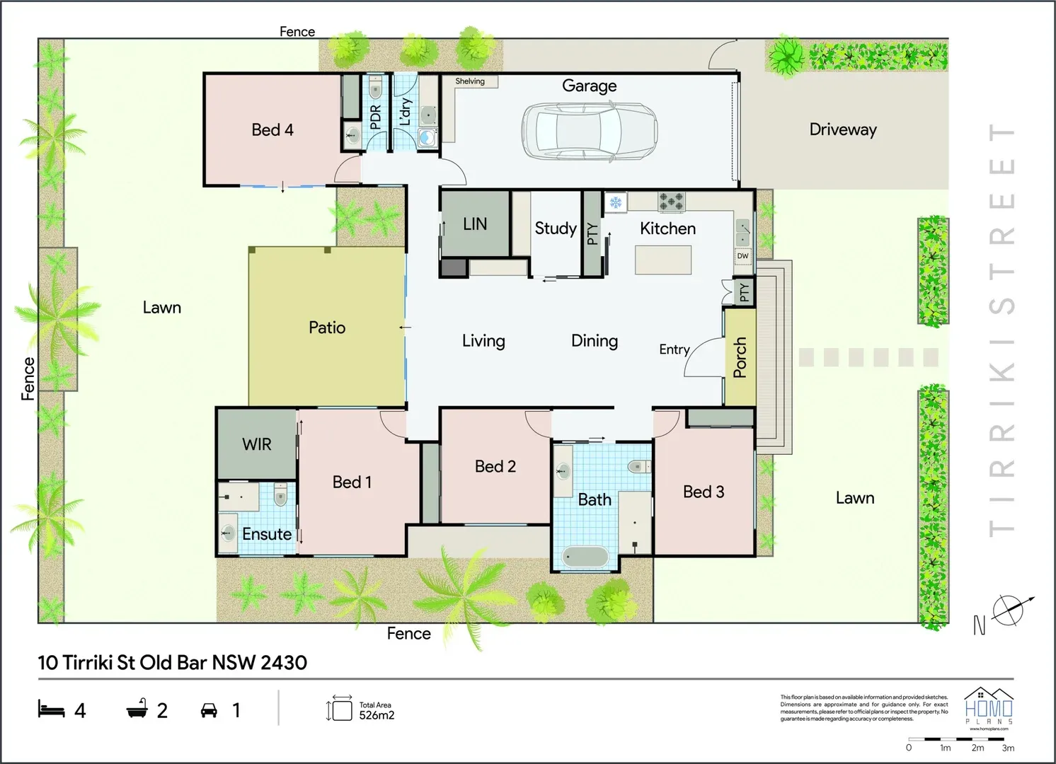 Floorplan of 10 Tirriki Street, Old Bar